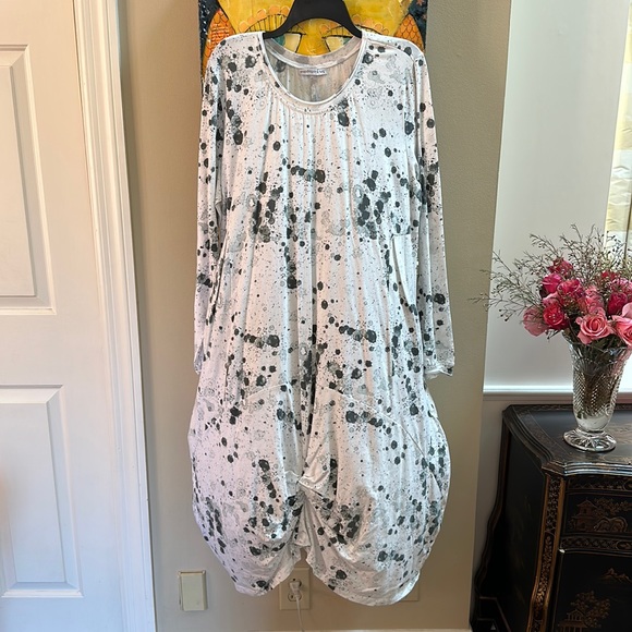 Tulip Blair Womens Dress in Black Knit by Snapdragon & Twig